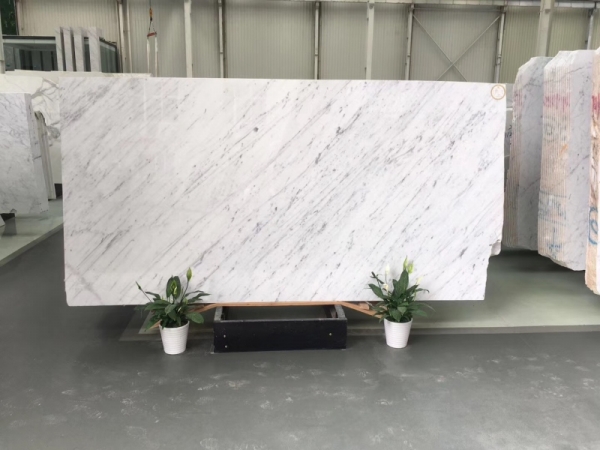 Italian Bianco Carrara White Marble Slab 