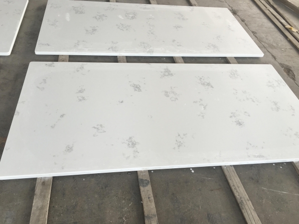 White Carrara Quartz Countertops