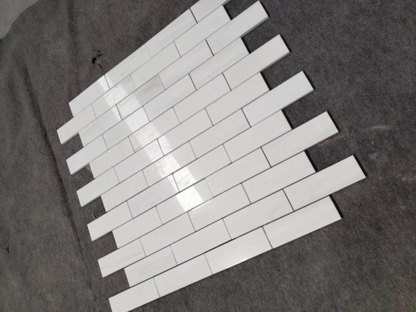 2x6 Biano Dolomite Subway Brick Mosaic Tile 