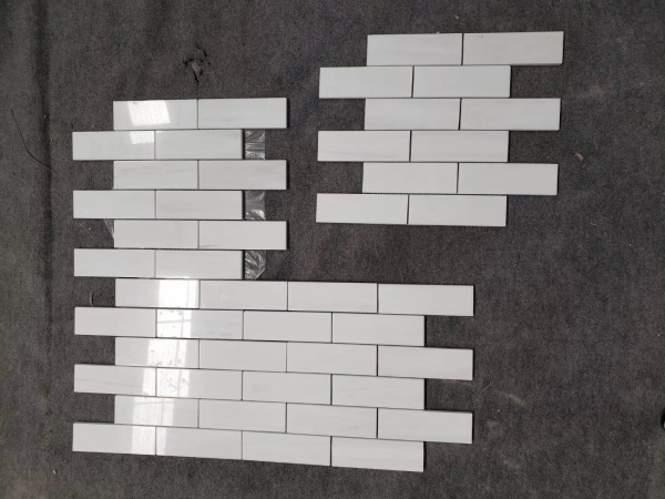 2x6 Biano Dolomite Subway Brick Mosaic Tile 